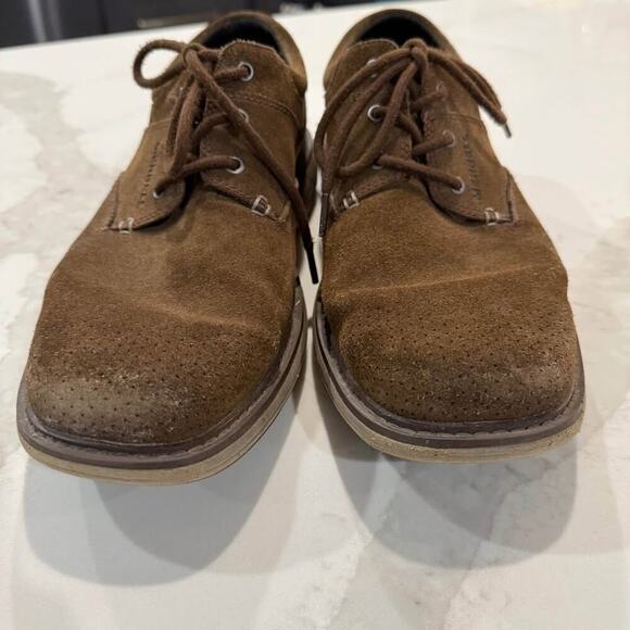 Merrell World Vue Suede Lace Up Leather Comfort Shoe Mens Size 12 Brown Gorpcore - Picture 4 of 8
